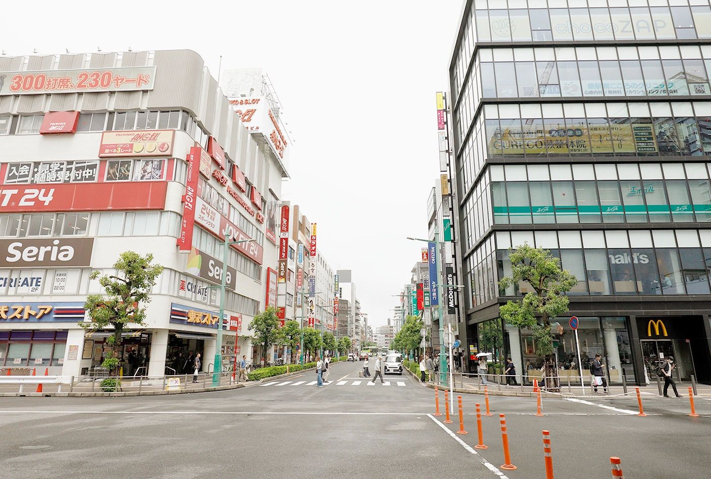 蕨駅東口を出た直後の写真